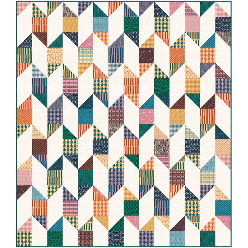 Board And Batten Geometry Quilt Kit