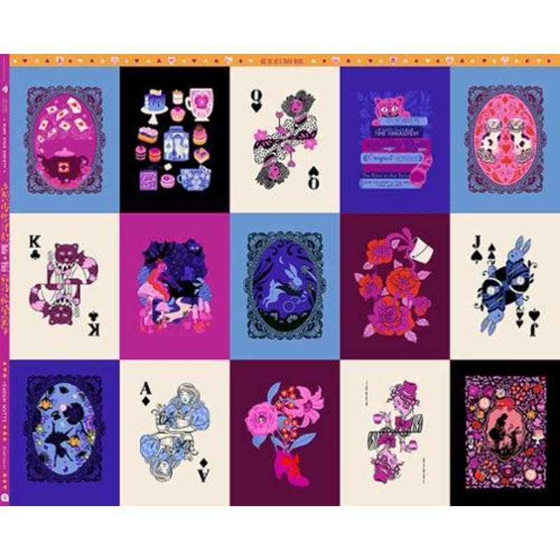 Hello Alice – 36″ Wonderland Panel Multi RS2120-11