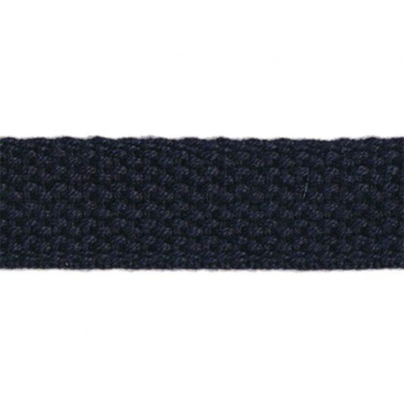 1″ Cotton Webbing-Navy