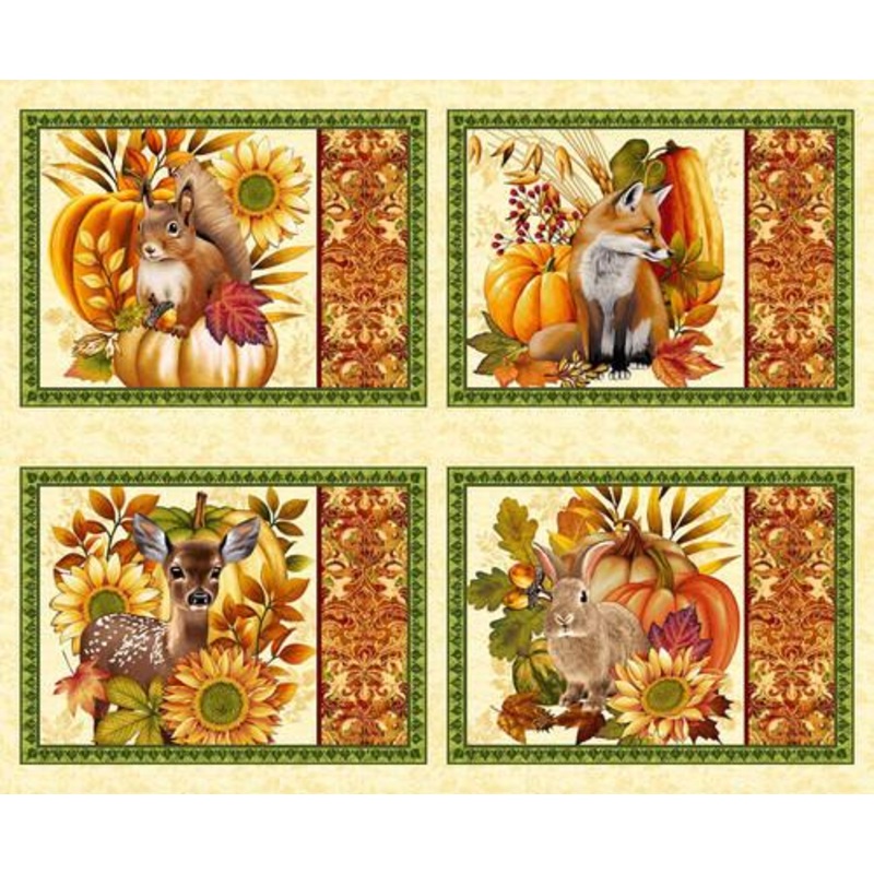 Autumn Fields-36″ Placemats Panel 8376P-44