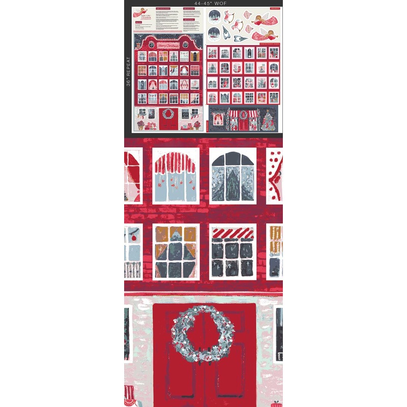 Adventale-38″ Advent CalenderPanel ADV25919