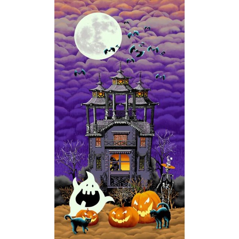 After Life Party Glow-35″ Panel Purple/Multi 1967PG-59