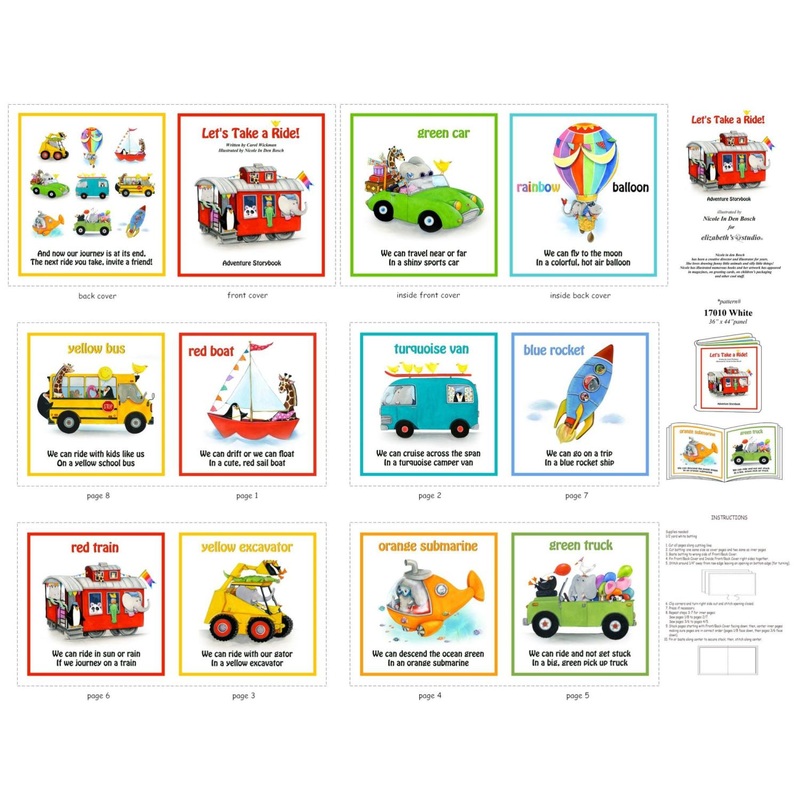 Let’s Take A Ride-36″ Soft Book Panel White 17010-WHITE