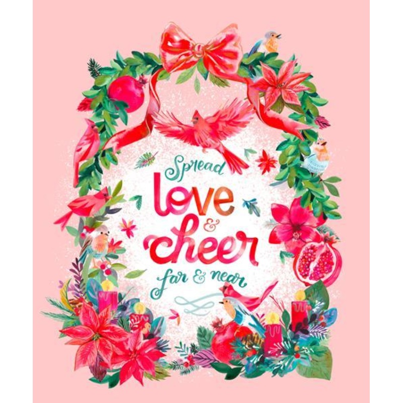 Love and Cheer-37″ Panel Multi 21839-11