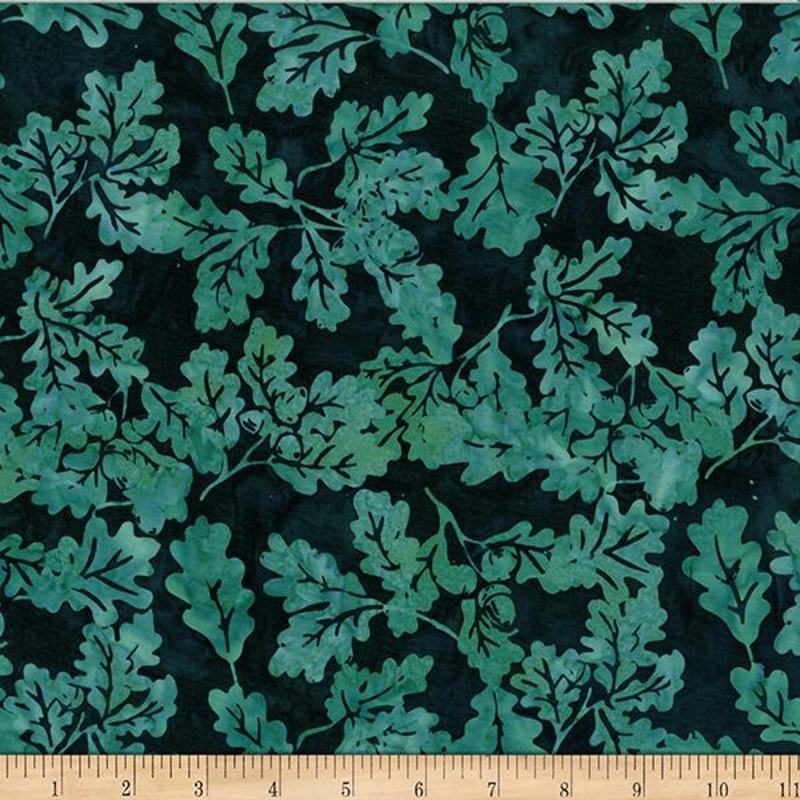 Woodland Batiks-Acorn & Leaves MR63-272