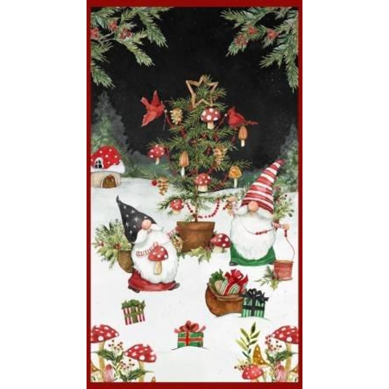 Merry Gnome-Ments-24″ Panel 39889-193