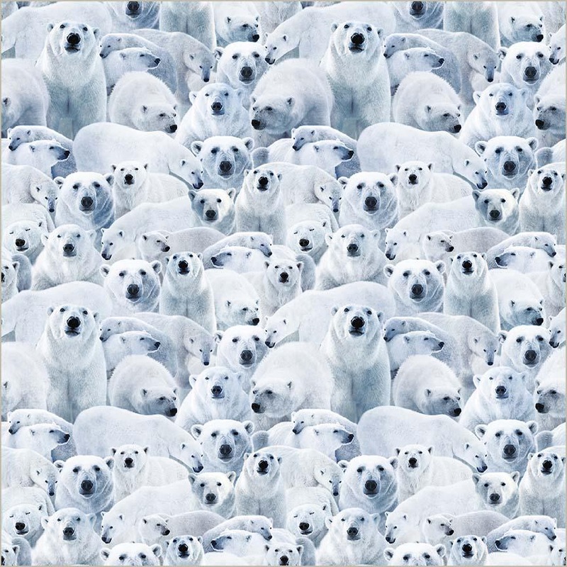 Wild Kingdom-Polar White Arctic 55033D-1