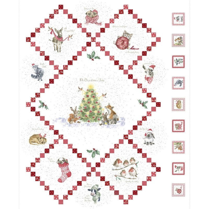 Warm Wishes “Snug as a Pug” Panel by Maywood Studios