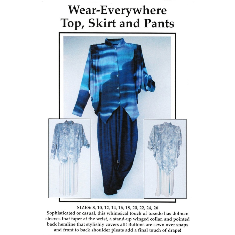 Wear-Everywhere Top, Skirt, & Pants, Sizes 8-26 by CNT Pattern Co