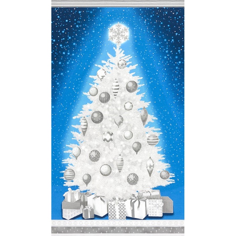 Winter’s Grandeur 6 “Evening” Tree Panel by Robert Kaufman