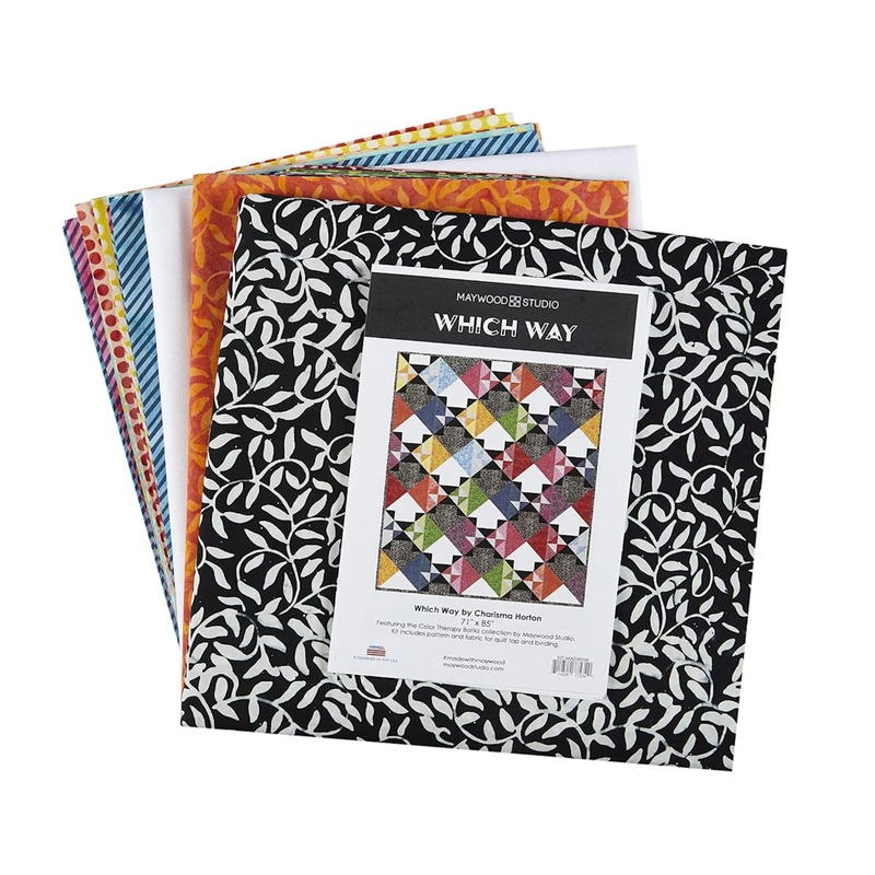 Which Way Quilt Kit-71″ x 85″-Maywood Studios