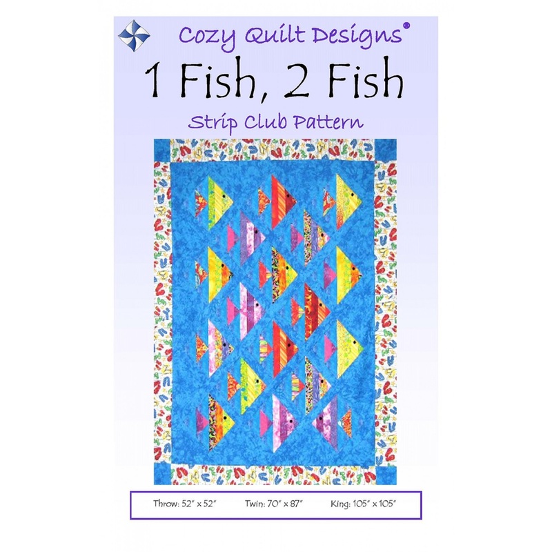1 Fish 2 Fish Quilt Pattern by Cozy Quilt Designs