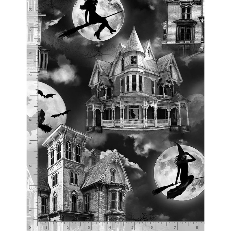 Wicked Witches and Haunted Houses-Timeless Treasures-BTY