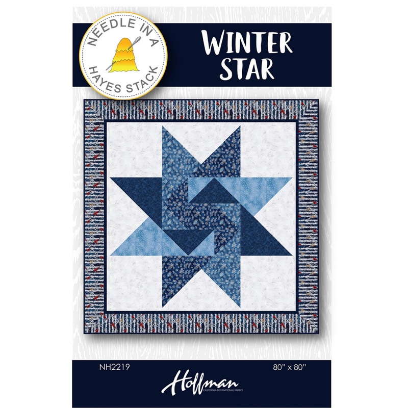 Winter Star Quilt Pattern by Needle in a Hayes Stack