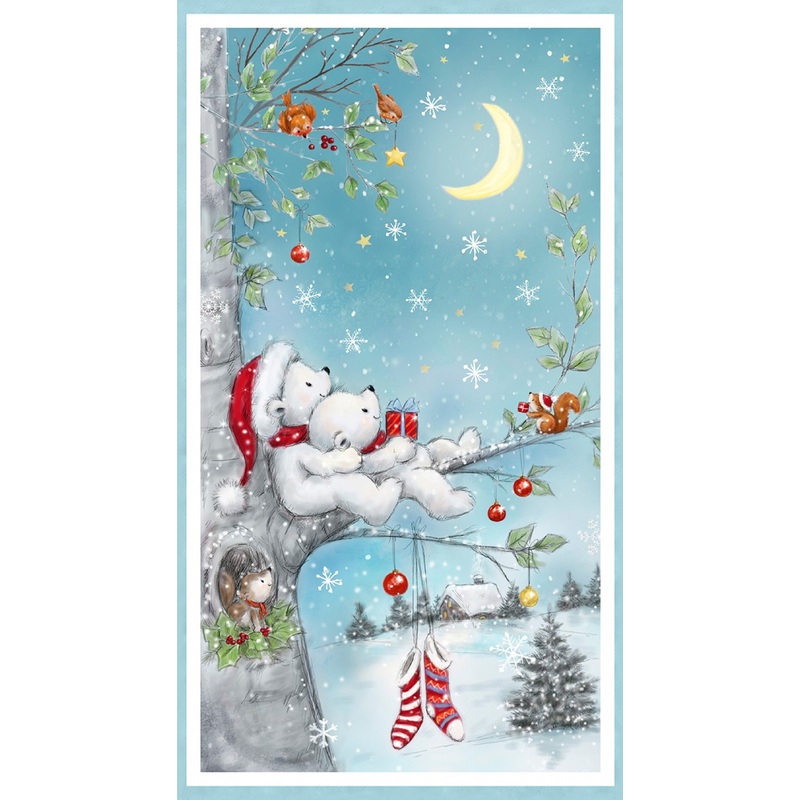 Woodland Gifts Panel by Wilmington Prints