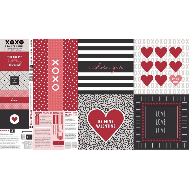Valentine’s Day Craft Panel by Moda Fabrics