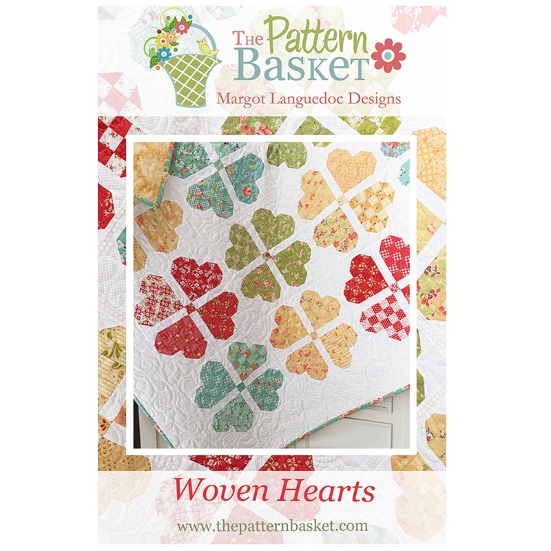 Woven Hearts Quilt Pattern by The Pattern Basket
