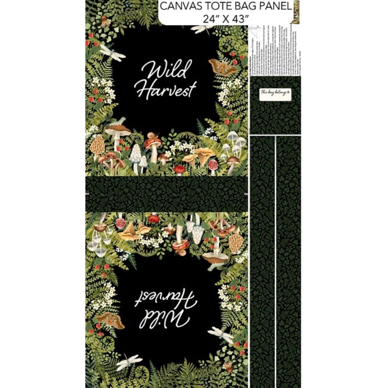 Wild Harvest Tote Bag Canvas Panel-Northcott Fabrics