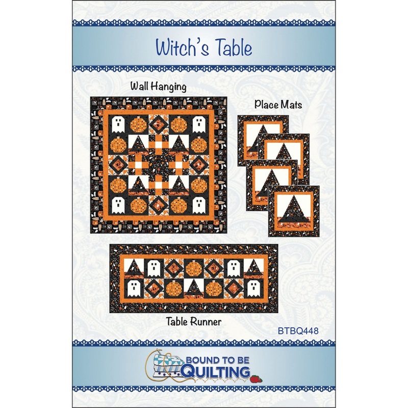 Witches Table Pattern by Bound To Be Quilting