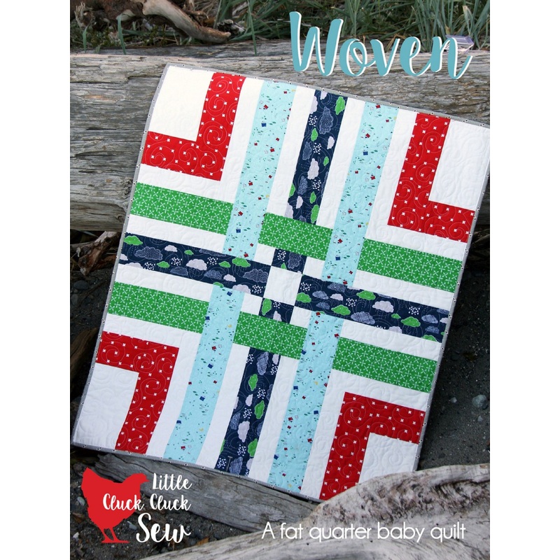 Woven Baby Quilt by Cluck Cluck Sew