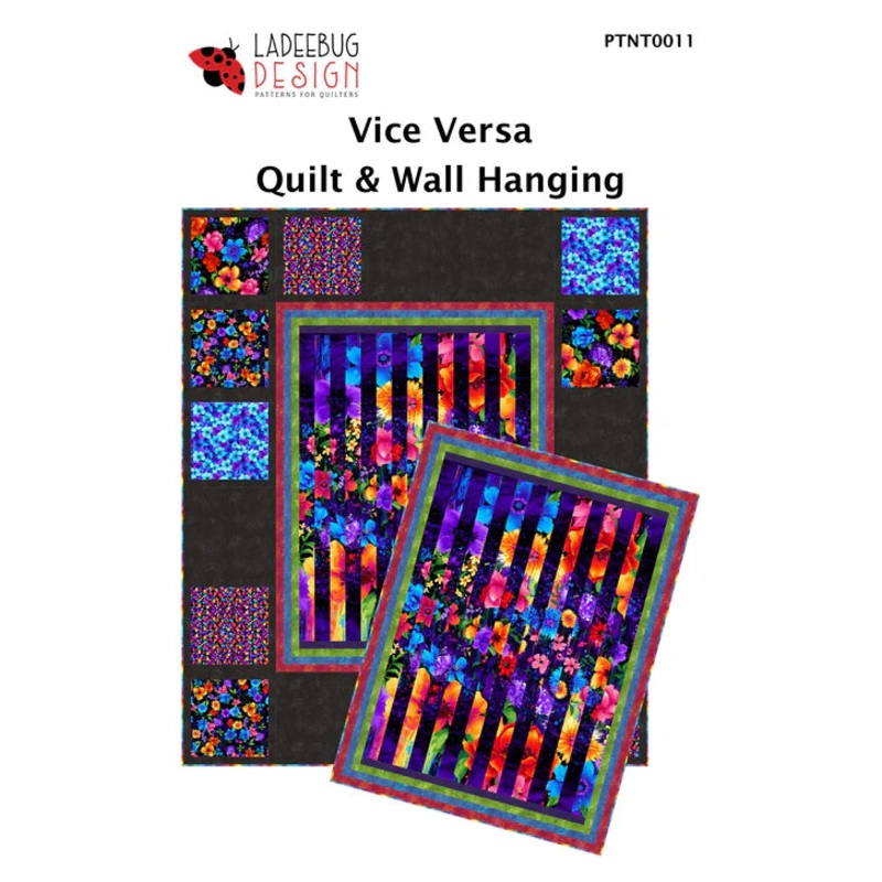 Vice Versa Quilt and Wall Hanging Pattern by Ladeebug Designs
