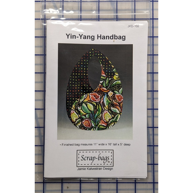 Yin-Yang Handbag Pattern by Scrap-bags