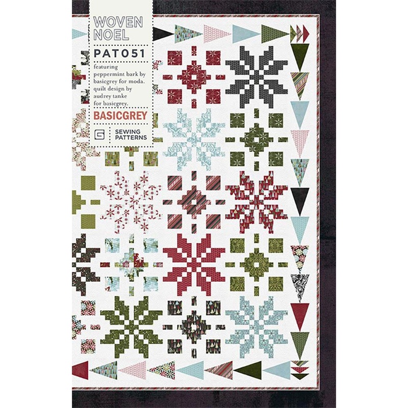 Woven Noel Quilt Pattern by Basic Grey