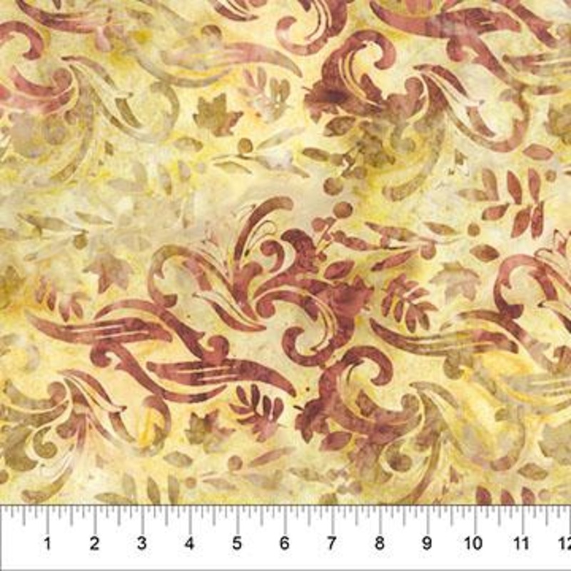 Changes in Seasons Swirls Orange on Cream