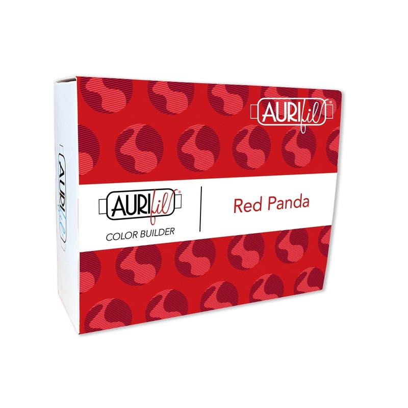 Aurifil Color Builder 40wt 3pc Set Panda Red