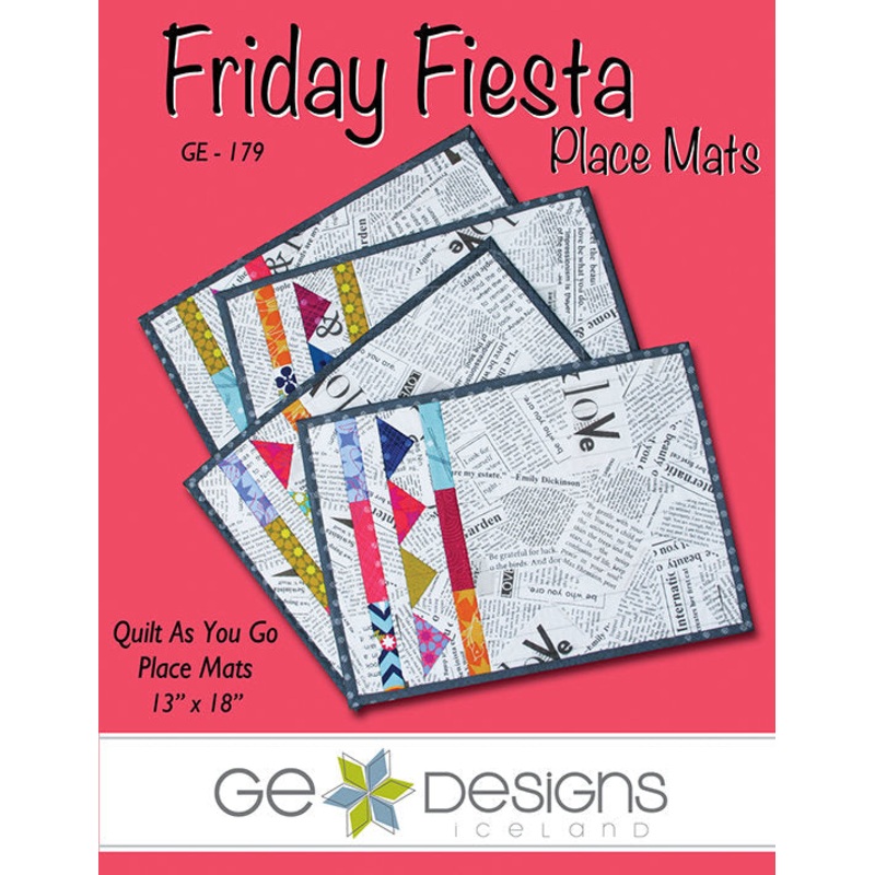 Friday Fiesta Place Mats Pattern