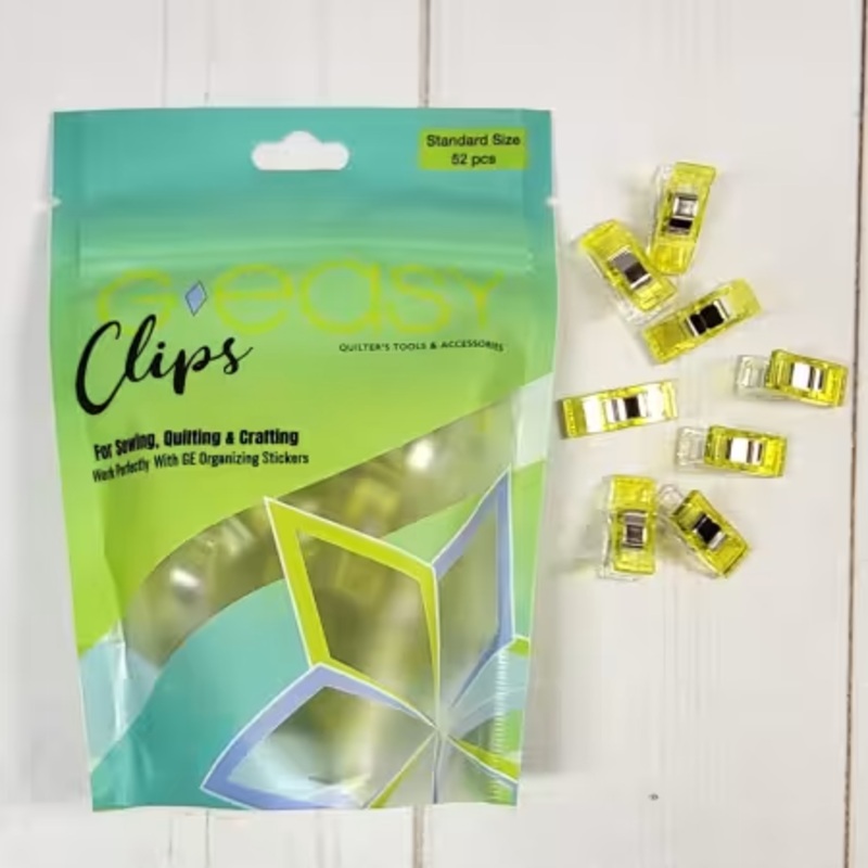 G Easy Organizing Clips Standard Yellow