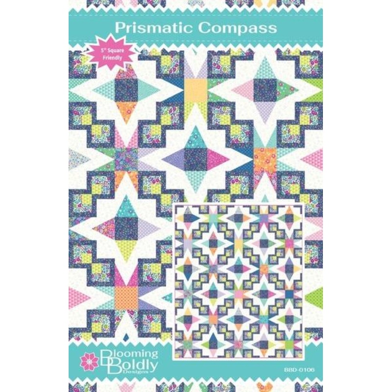 Prismatic Compass Quilt Pattern