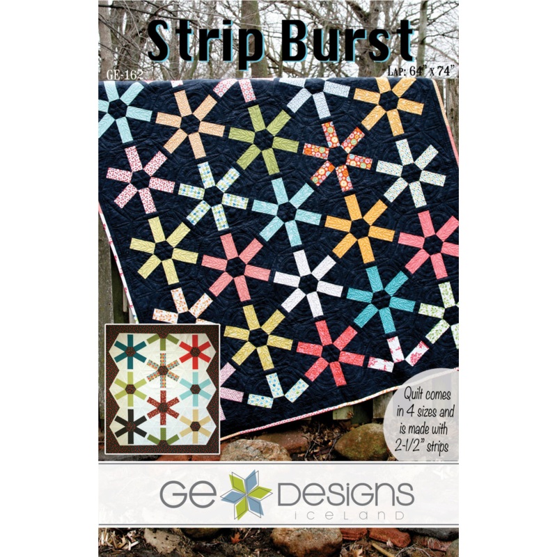 Strip Burst Quilt Pattern