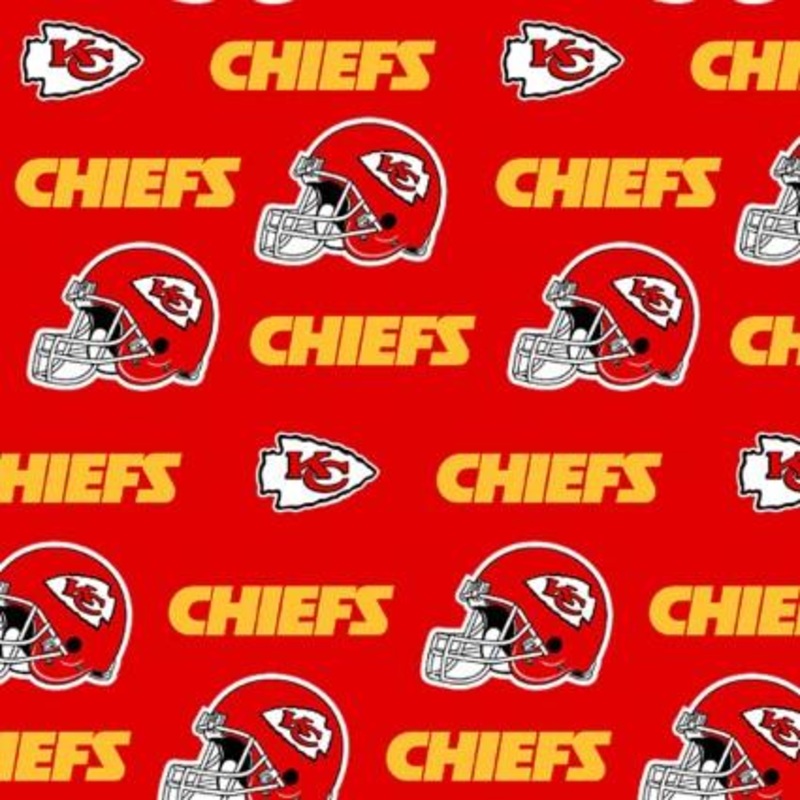 60″ Wide NFL Kansas City Chiefs Helmet Red