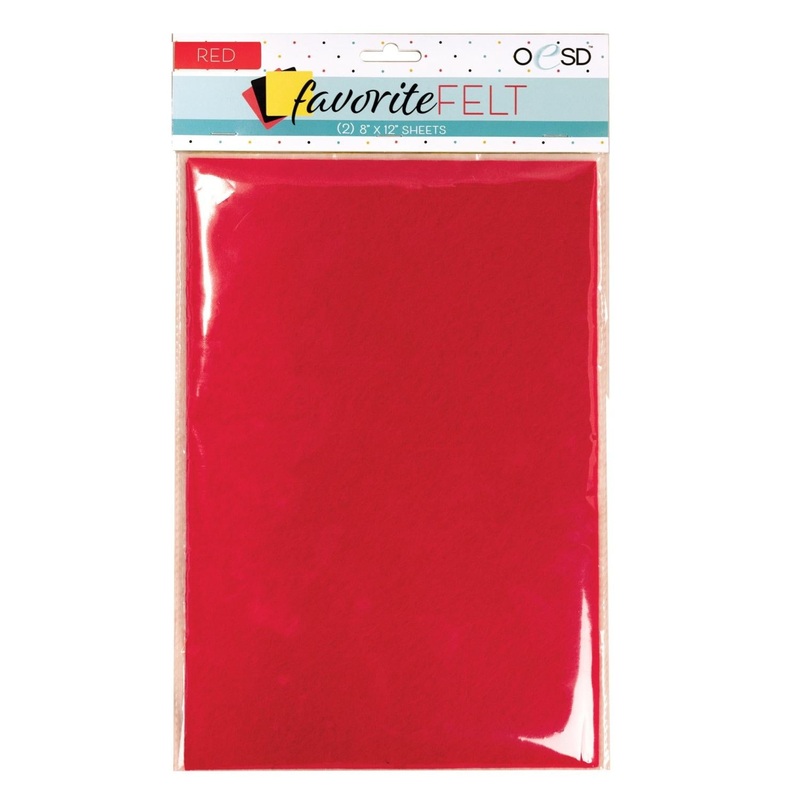 OESD Favorite Felt Red – 2 Pack