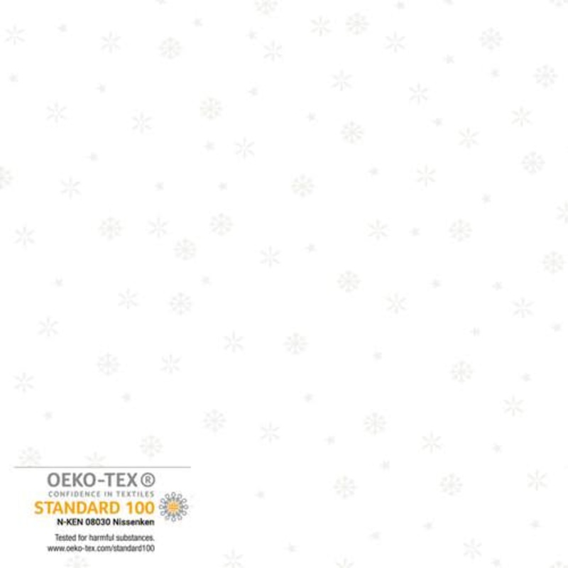 We Love Christmas Snowflakes with Pearl Metallic White