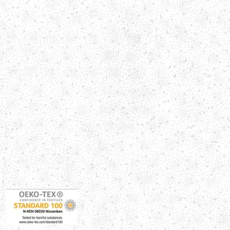 We Love Christmas Spray Dots Metallic White