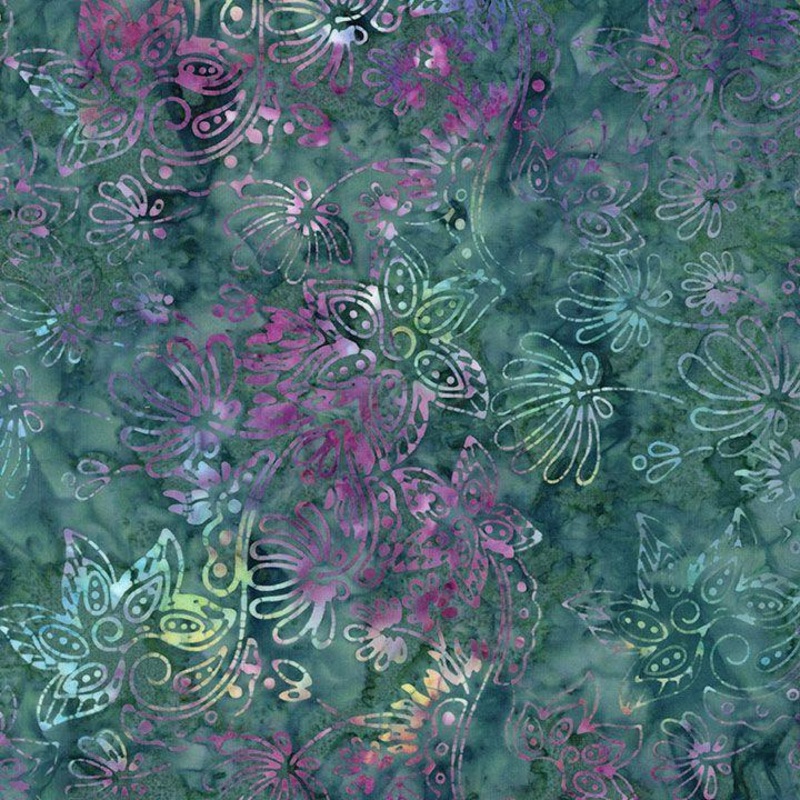 Tonga Mayfair Leather Flowers Emboss Multi