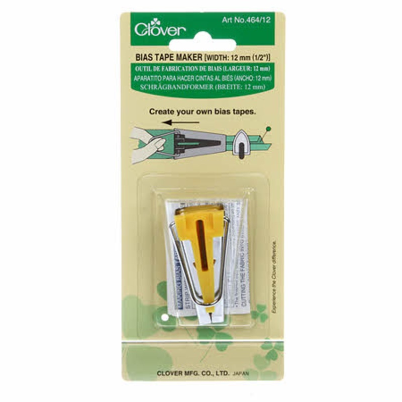 Bias Tape Maker Width: 12mm (1/2″)