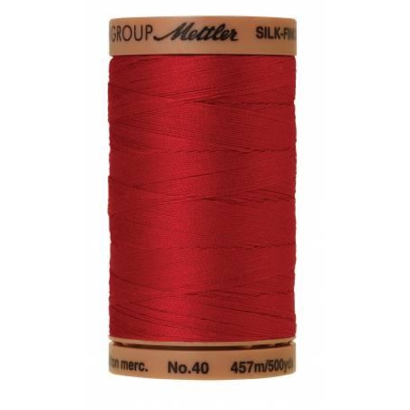 0504 Mettler 100% Cotton 40wt Country Red