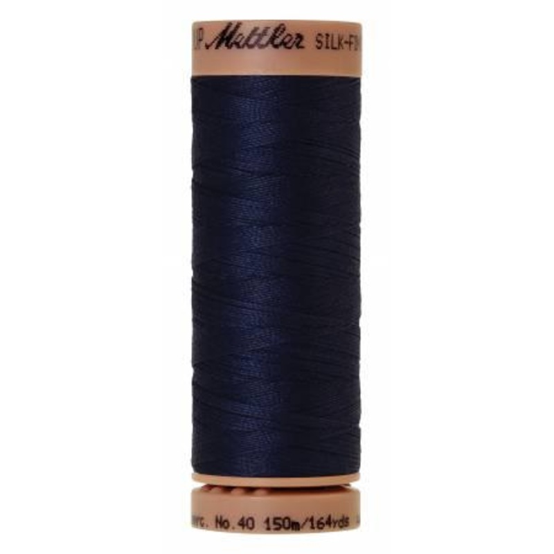 0825 Mettler 100% Mercerized Cotton 40wt Navy