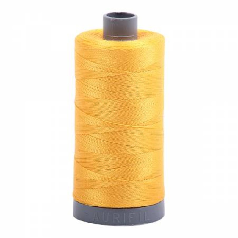 2135 Yellow 28wt Aurifil Thread 820 Yards
