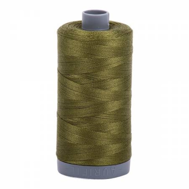 2887 Dark Olive 28wt Aurifil Thread 820 Yards