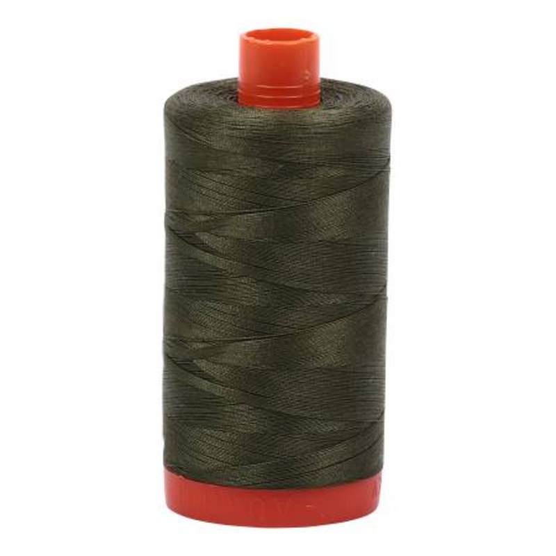 5023 Aurifil 100% Cotton 50wt Medium Green
