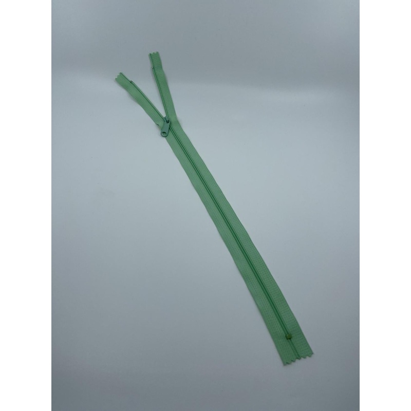 18″ Zipper Mint Green