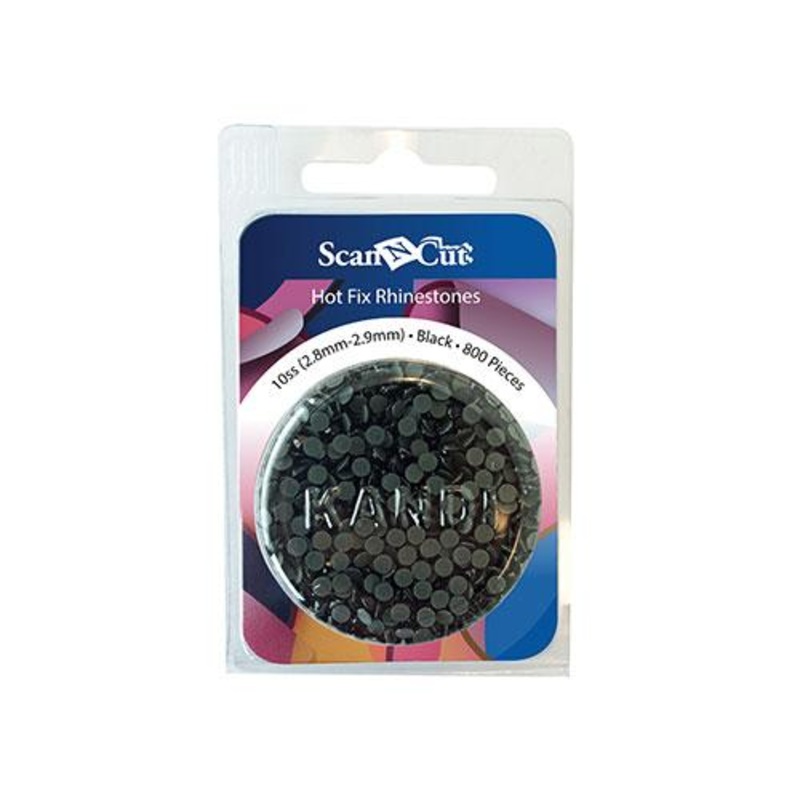 Brother ScanNCut Hot Fix Rhinestones Black 10ss