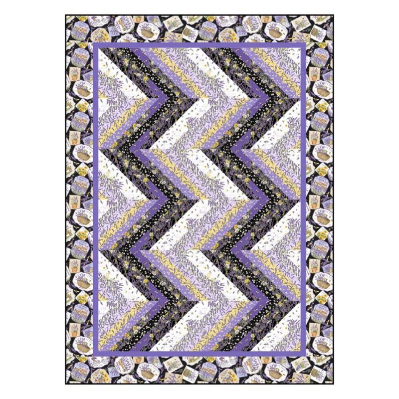 Lavender Rows Pattern