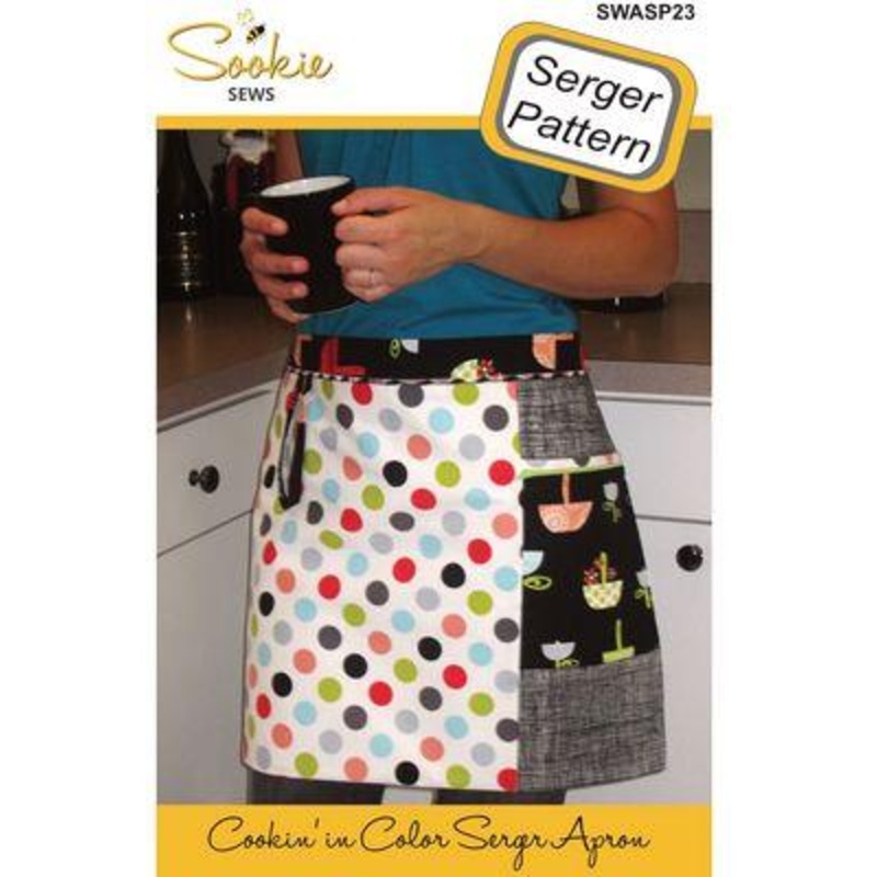 Sookie Sews Cookin In Color Serger Apron Pattern