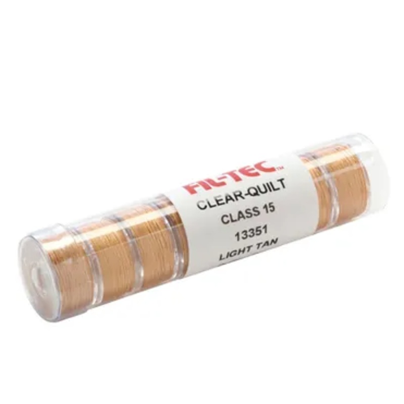 Clear-Quilt Light Tan – Class 15/A – Tubes – 78yds – 50wt 13351