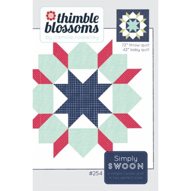 Simply Swoon Pattern 72″ Throw, 42″ Baby